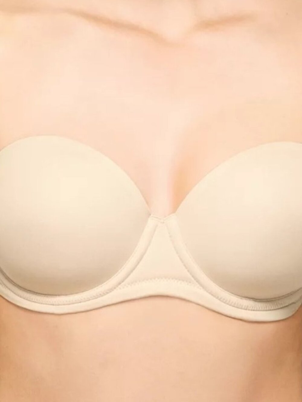 Wacoal Red Carpet Full Figure Underwire Strapless Bra 854119 Size 34D